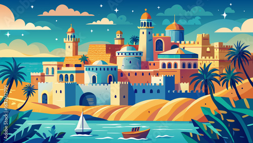 Sousse, Tunisia, sparkles on the Mediterranean coast. Its medina, fortress walls, and beaches offer a charming blend of history, leisure, and North African seaside culture.