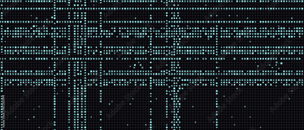 Futuristic digital grid pattern for innovative technology backgrounds.