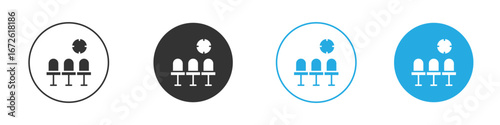 Waiting Room icon for app and web design. Simple element illustration.