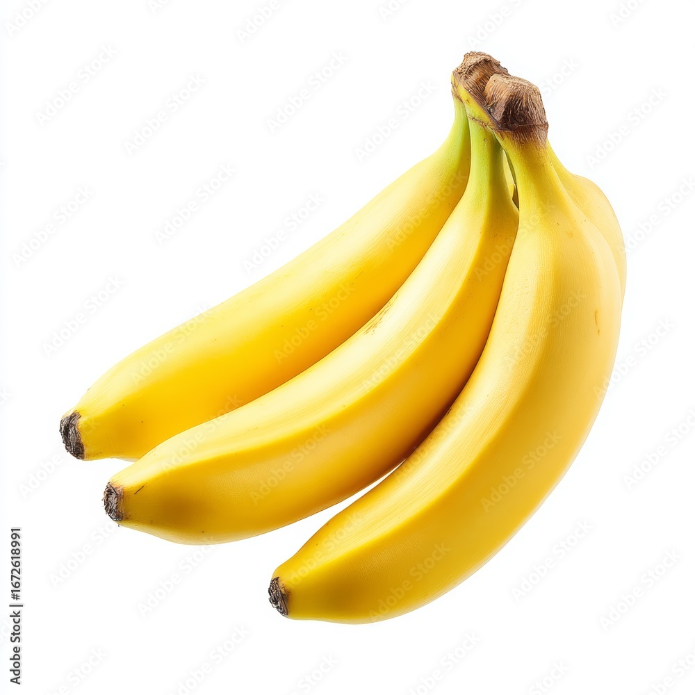 A bunch of ripe bananas, ready to be enjoyed A bunch of ripe bananas, ready to be enjoyed