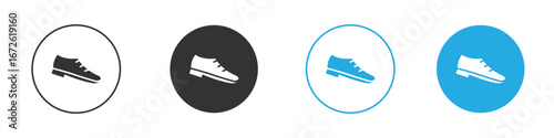 Shoes icon for app and web design. Simple element illustration.