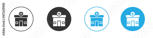 Pharmacy icon for app and web design. Simple element illustration.