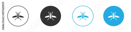 Mosquito icon for app and web design. Simple element illustration.