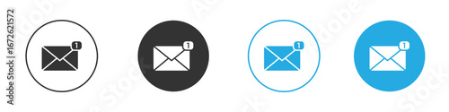 Inbox icon for app and web design. Simple element illustration.