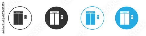 Elevator icon for app and web design. Simple element illustration.