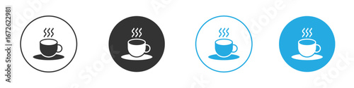 Coffee icon for app and web design. Simple element illustration.