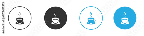 Coffee icon for app and web design. Simple element illustration.