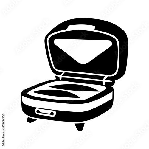 Open sandwich maker icon on a icon
