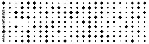 Geometric diamond pattern on white background.