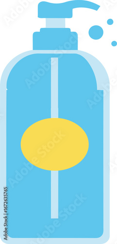 vector illustration icon graphic for shampoo or liquid soap bottles
