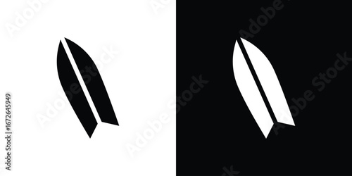 Surfing icon for web design. solid vector icons