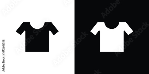 Shirt icon for web design. solid vector icons