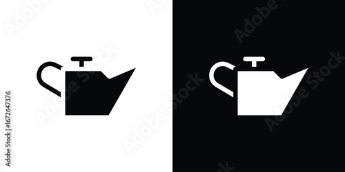 Oil can icon for web design. solid vector icons