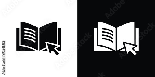 Guide icon for web design. solid vector icons
