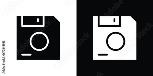 Floppy disk icon for web design. solid vector icons