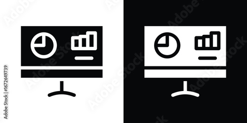 Dashboard icon for web design. solid vector icons