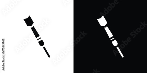Dart icon for web design. solid vector icons