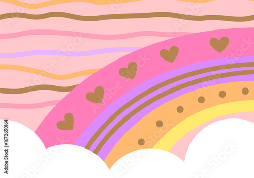 Abstract pink background vector illustration. Abstract pink background. Decoration banner themed Lol surprise doll girlish style. Invitation