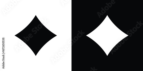 Card-diamond icon for web design. solid vector icons