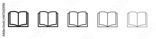 open book icon for graphic designs. Icon vector design