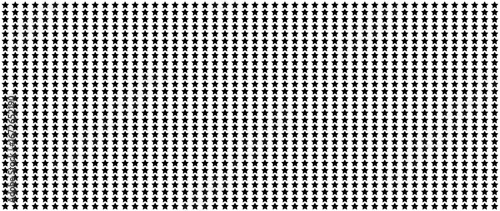 Abstract black and white star pattern background featuring repetitive geometric design.