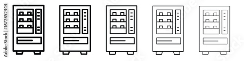 Vending machine icon for graphic designs. Icon vector design