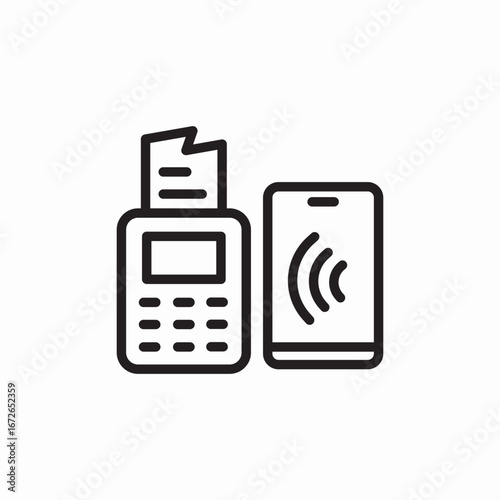 pos Payment icon sign vector