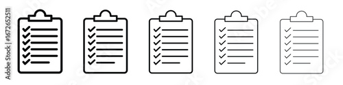 Todo list icon for graphic designs. Icon vector design