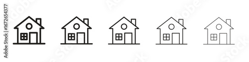 House icon for graphic designs. Icon vector design