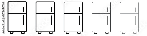 Fridge icon for graphic designs. Icon vector design