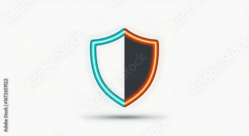 Security Shield: A minimalist illustration of a vibrant, multicolored shield, a universal symbol of protection, security, and safeguard. Free Download Security Shield: A minimalist illustration of a vibrant, multicolored shield, a universal symbol of protection, security, and safeguard. - GFXLoad