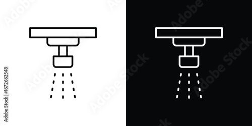 Sprinkler icon Lineal Style Vector Illustration. Vector symbol pictogram