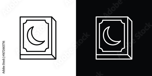 Quran book icon Lineal Style Vector Illustration. Vector symbol pictogram