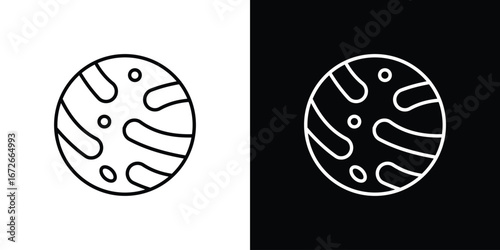 Mercury icon Lineal Style Vector Illustration. Vector symbol pictogram