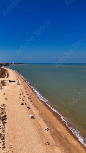 Obraz na płótnie Beach high quality picture (drone)
