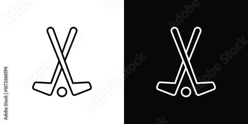 Golf club icon Lineal Style Vector Illustration. Vector symbol pictogram