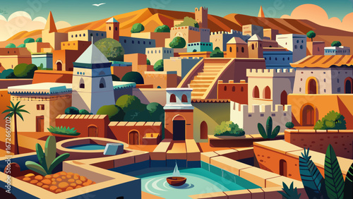 Fes, Morocco, fascinates with its ancient medina, labyrinthine alleys, and leather tanneries. A living museum of Moroccan heritage, where tradition breathes within walls centuries old.