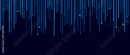 Futuristic vector tech background featuring abstract digital lines.