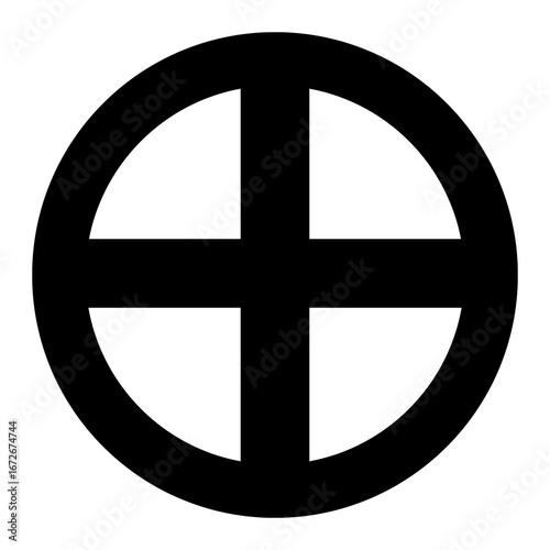 peace icon on transparent background