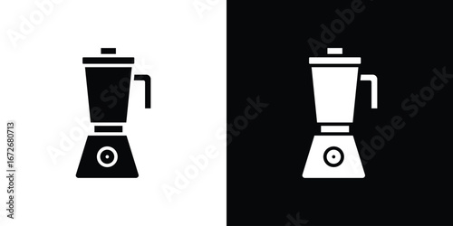 Blender icons in black and white clipart style