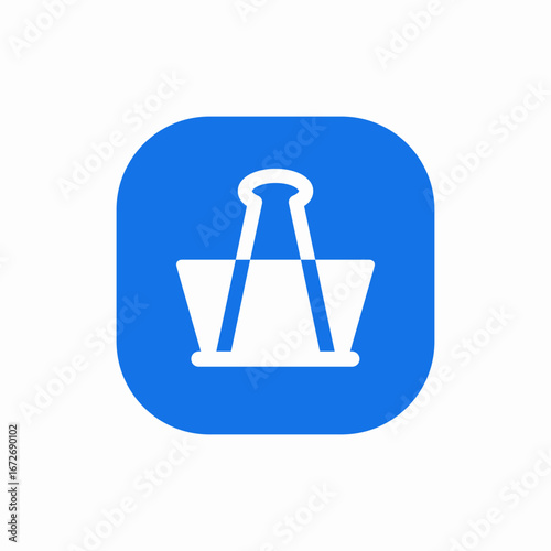 folder clipper icon sign vector