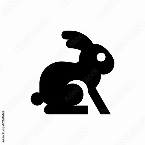 rabbit bunny icon sign vector