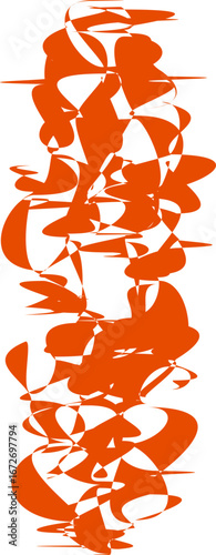 Trendy Colorful abstract form. Creative concept for design. Trendy Halftone. Figuras creativas abstractas 