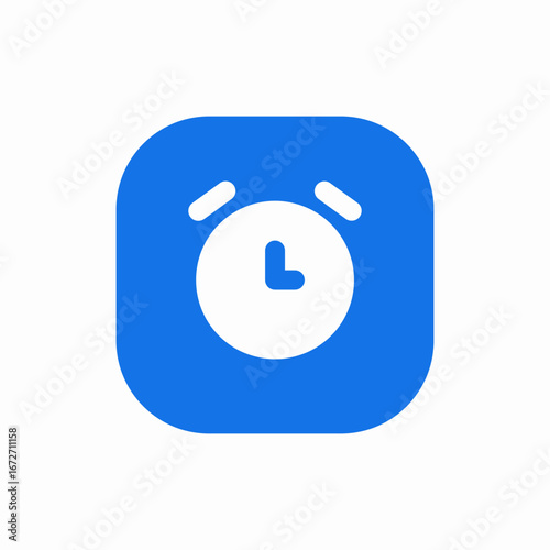 alarm clock icon sign vector