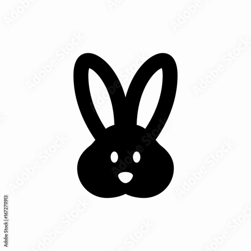 rabbit bunny icon sign vector