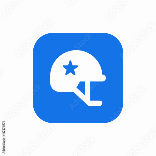 rugby helmet icon sign vector