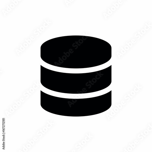 sql data base icon sign vector