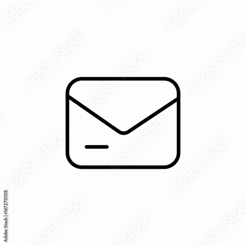 mail letter icon sign vector
