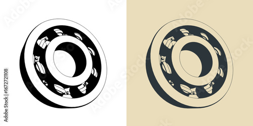 Ball bearing illustration