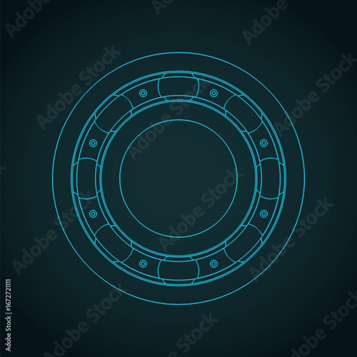 Ball bearing drawing
